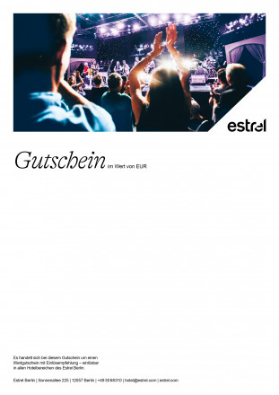 Gutschein Estrel Shows Bühne