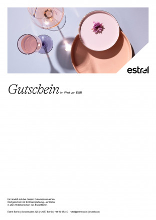 Gutschein Chamapgnergläser rosa